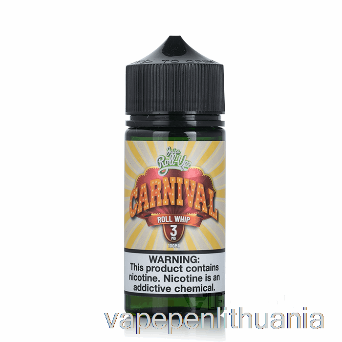 Roll Whip - Karnavalas - Sultys Roll-upz E-liquid - 100ml 6mg Vape Skystis